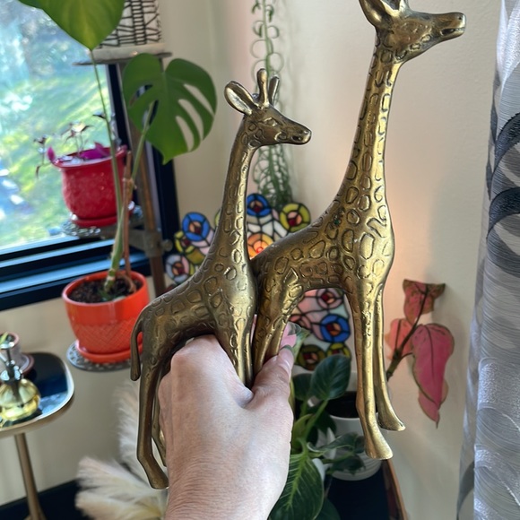 Vintage Solid Brass Giraffes - Picture 15 of 15